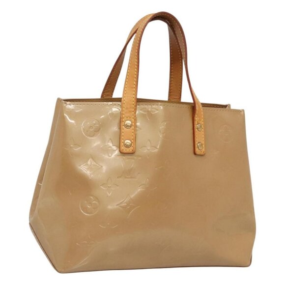 LOUIS VUITTON Monogram Vernis Reade PM Hand Bag Noisette M91334 LV Auth 122620 - Picture 1 of 16